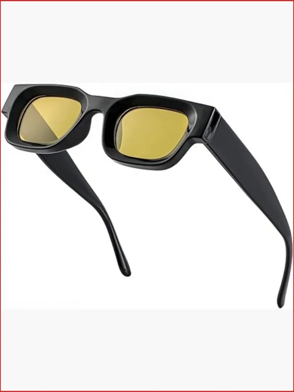 Accessories | Thick Square Frame Chunky Rectangle Polarized  display picture 2